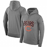 Chicago Bears Nike Sideline Property Of Performance Pullover Hoodie Gray,baseball caps,new era cap wholesale,wholesale hats